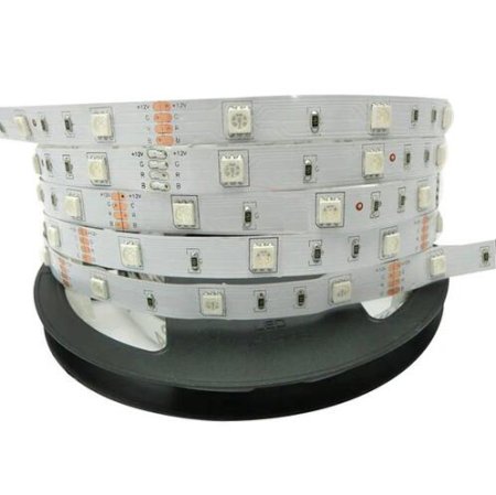 (image for) SMD5050-150 RGB Color LED Strips 30 LEDs Per Meter 10mm Wide Tri-Chip Flexible Tape
