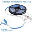 (image for) RGB LED Strip Lights16.4FT/5M SMD5050 150led Waterproof RGB Color Changing LED Strip Light Kit