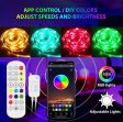 (image for) 32.8Ft (2x 5M) SMD5050-150 LED Strip Light 5050 RGB Set 10m RGB LED Strip Lights Waterproof Outdoor w/ Power Supply & Controller