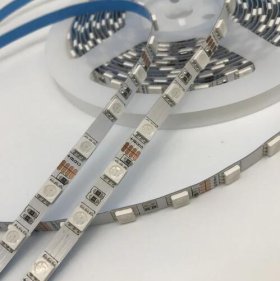 6mm RGB LED Strip Lights, 16.4FT/5Meter SMD5050 300LEDs/Roll, DC12V 