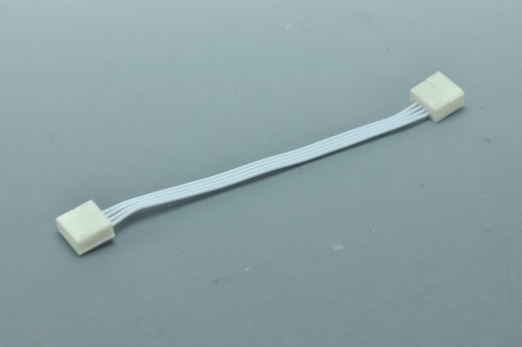 (image for) Waterproof LED RGB Strip 10mm 4Pin Connector For 3528/5050 Multicolor LED Strip Easy Connect Cord Clip