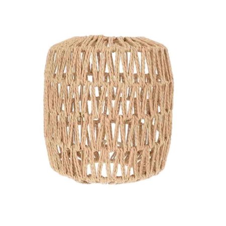 (image for) Hand-woven rattan chandelier Braided chandelier Wicker rattan shade Antique chandelier shade