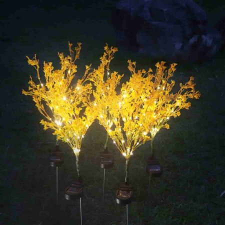 (image for) Solar Garden Lights Outdoor Decorative, Waterproof IP65 Powered Flower Lights