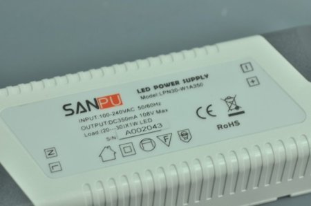 (image for) 30W LED Driver(20-30)x1W LED Constant Current 30 Watt Driver 350MA 105V