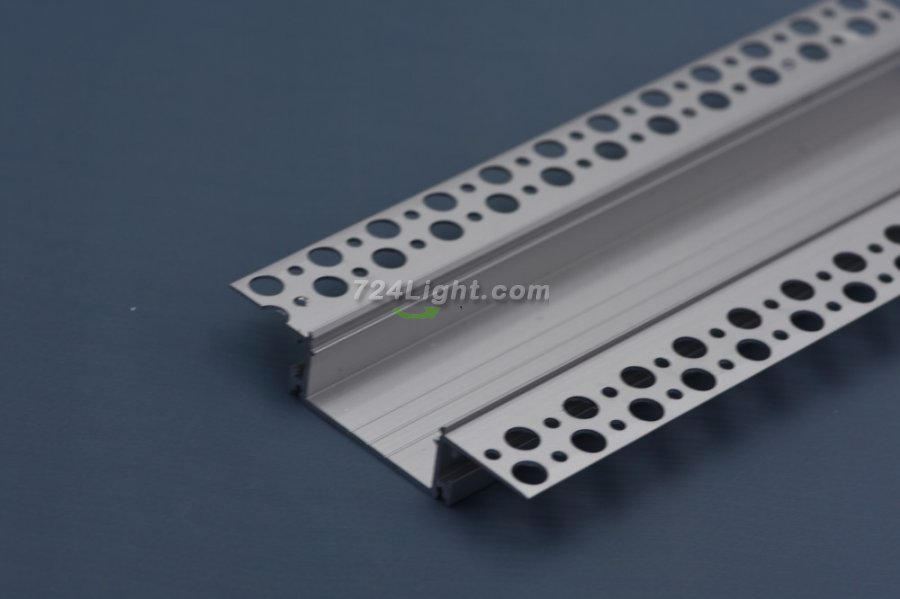 2.5 Meter 98.4â€ Recessed LED Corner Channels 88mm x 18.5mm Seamless Led Housing