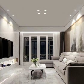 LED Spotlight 7W Downlight Wall Washer Light Aluminum Home COB Spotlight Deep Anti-glare Ceiling Light