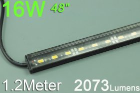 Bestsell Black 1.2 Meter LED Strip Bar 1.2meter Rigid Strip light 48inch Aluminium 5050 5630 Rigid LED Strips Bar