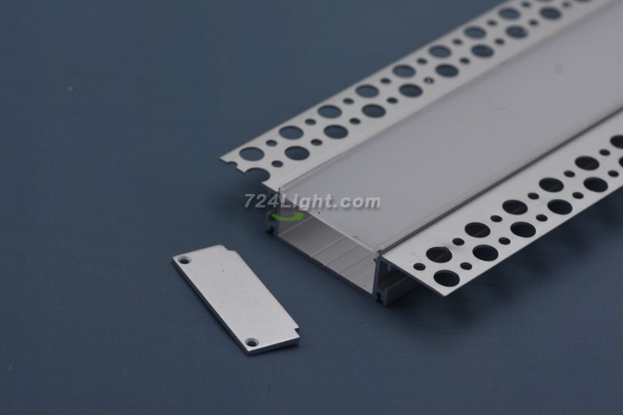 2 Meter 78.7â€ Recessed LED Corner Channels 88mm x 18.5mm Seamless Led Housing