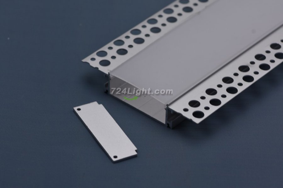 2 Meter 78.7â€ Aluminum Recessed LED Corner Strip Channel 104mm x 15.5mm Seamless Led Profile