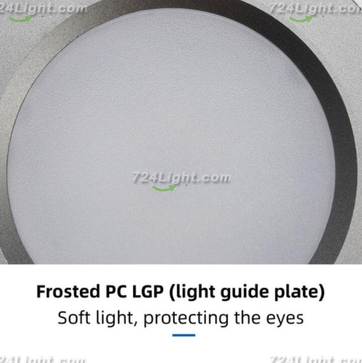 4pcs Pack LED Under Cabinet Lighting 2.5W 12VDC Ultra Thin, 3 Switches are Available Controllable Puck Light for Motorhome, Caravan, Truck, Kitchen, Wine Cabinet, Wardrobe