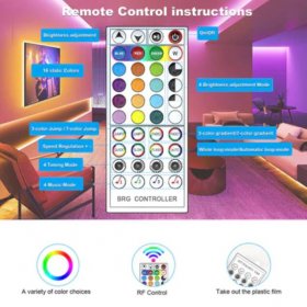 32.8FT (10Meters) with 300LEDs RGB Color Changing LED Strip Light WiFi APP Controlled Compatible with Alex Google Voice Controlled LED Strip Light Kit