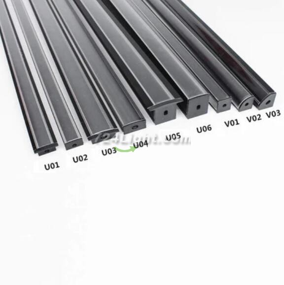 LED Profile LED Aluminum Channel Smaple Kit - 9 Models -50cm Each