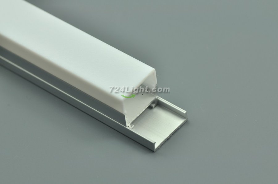 LED Channel aluminum LED Profile for Ceiling (WxH):16.9 mm x 13 mm 1 meter (39.4inch) LED Profile