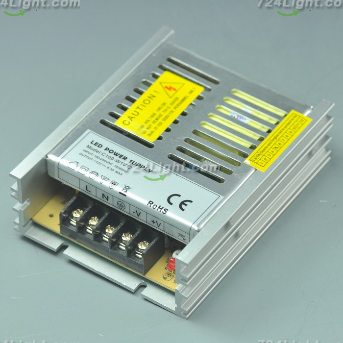 100 Watt LED Power Supply 12V 8.3A LED Power Supplies For LED Strips LED Lighting