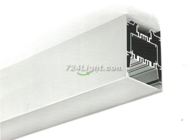 1 Meter 39.4\" LED Aluminium Channel 95mm(H) x 75mm(W) suit for max 53mm width strip lightube