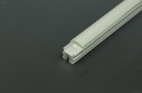 LED Aluminium Channel 1 Meter(39.4inch) LED profile With 90 Degrees Lens For Rigid LED Module 5630 2538 LED Strip