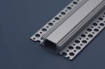 1Meter/3.3ft Aluminum Recessed LED Corner Strip Channel 73mm x 18.5mm Seamless Led Housing