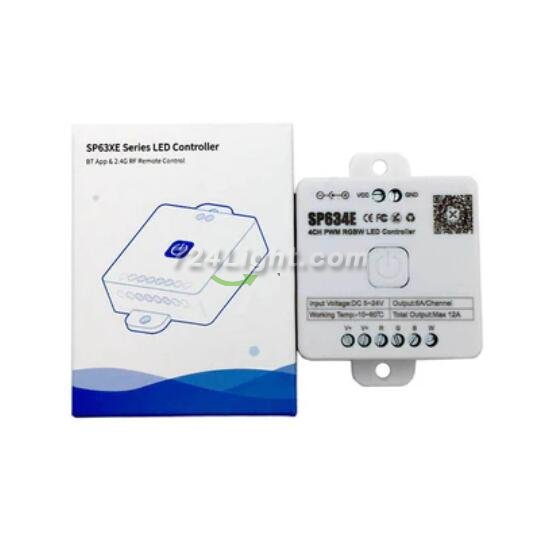 New PWM LED Controller Bluetooth Music Controller for LED Strips and LED Lights iOS/Android App Control