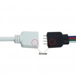 24Key IR Remote Controller for RGB LED Strip Lights 4-pin DC12V-24V LED Strip Controller