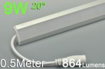 0.5Meter LED Under cabinet bar with good cool space 5050 5630 strip rigid bar strip light