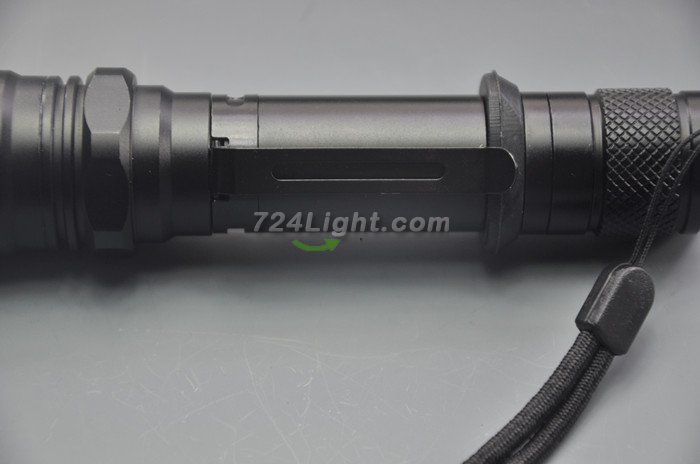 200 Lumens LED Flashlight 3W Flashlight Torch 3 Modes With Holding Clip