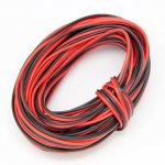 22Guage Red&Black LED Strip Extension Cable 2pin 2 Color Stand Wire Bonded Flat Cable for SMD5050 3528 5630 2538 Single Color