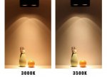 4PCS Pack 7W/10W 110V 220V AC Square LED Downlight Anti-glare Single Head LED Spotlight for Living Room Home Ceiling Aisle Lighting