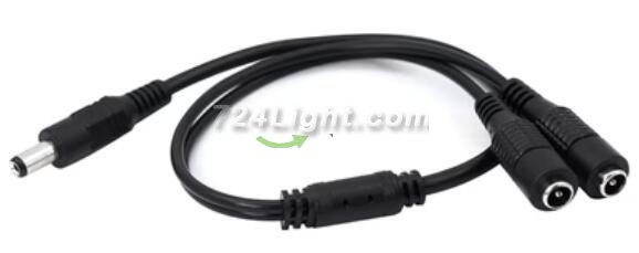 DC5.5x2.1mm Female to Male Connector Cable Family Collection DC Plug DC Conversion Cable DC Splitter