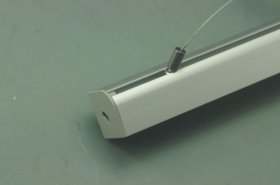 1 Meter 39.4” Aluminum LED Suspended Tube Light LED Profile Diameter 30mm suit 20.3mm Flexible led strip light