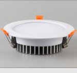 4 Pack RGBW Super Bright Modern Recessed LED Lighting 12/24W 12/24V White Round Embedded LED DownLights Aluminum Indoor Ceiling Downlight Hotel Lighting Bar Lighting Dancing Room Lighting Restaurant Lighting