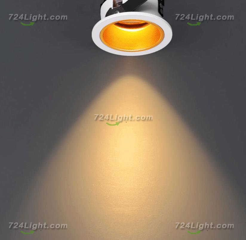 7W large Downlight LED Wall Washer Recessed Spotlight Living Room Anti-glare COB Ceiling Spotlight