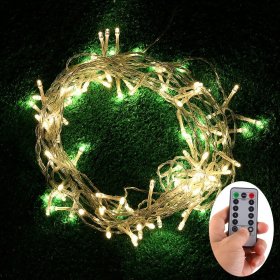 10M Solar Powered Light String Lamp 100LED Copper Wire Fairy Home Decor