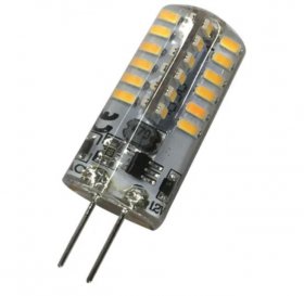 10 Pack G4 LED Light Bulb Bi-Pin Silicon Encapsulation 12V 2W 140-160Lumen 48x3014 LEDs Dimmable 20W Equivalent