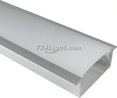 Silver U03 Profile 10x30mm U-Shape LED Aluminum Channel System Aluminum Profile