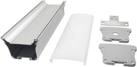 40mm wide linear light hard light bar aluminum groove shell kit