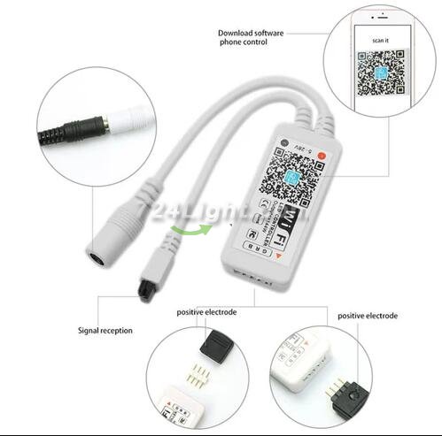 32.8FT/10Mtr RGB LED Strip Lights Kit, SMD5050 30LEDs/Mtr, WiFI Wireless, Smart APP controlled