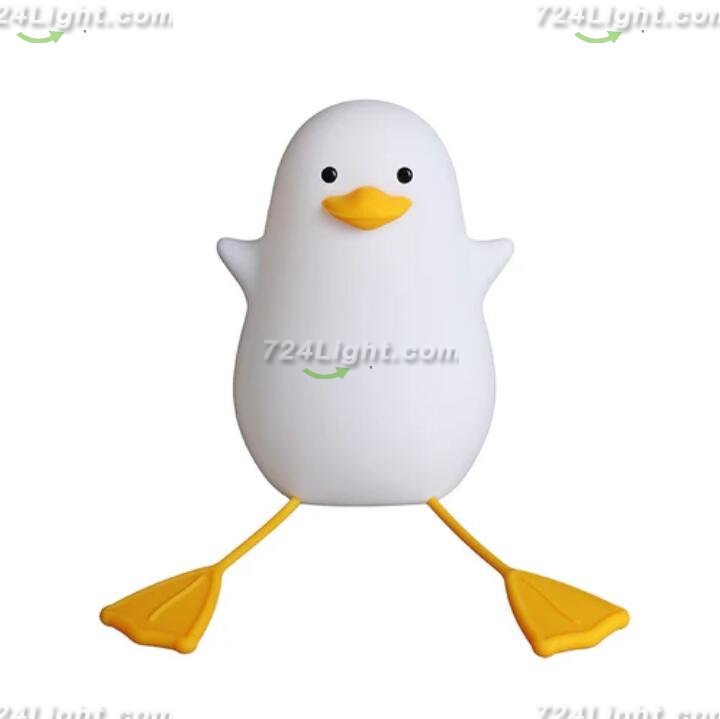 2pcs Pack Duck Lamp LED Night Light Rechargeable Desk lamp with Timer for Baby Girls Boys
