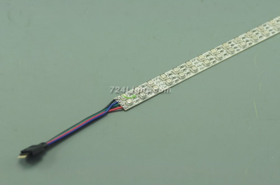 Double Row 39.3inch 5050 RGB Rigid LED Strips 144LED 1Meter 12V DC Aluminium Rigid Strip Light