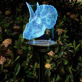 Solar Garden Light, Waterproof Acrylic Lawn Light for Garden, Yard, Pathway, Party, Porch Decoration