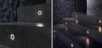 8 PCS Pack DC12V-24V 1W/3W IP67 Outdoor Waterproof LED Wall Light Corridor Ladder Step LED Lights