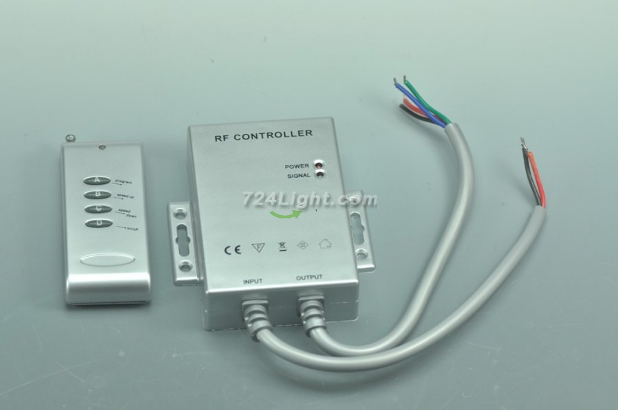 5V 12-24V INPUT RF Controller (Plastic version) 4 keys Remote Controller For LED Strip Lights