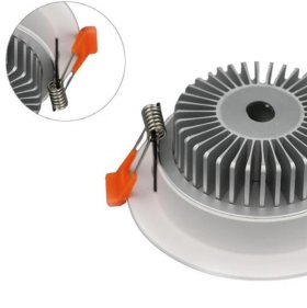 10 Pack 3W Dimmable Antifog LED Downlight CRI80 Flat Diffuser Ceiling Light -2-3/8'' Cutout