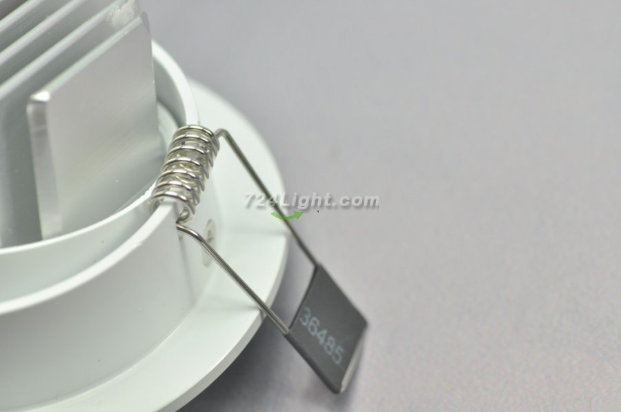 3W CL-HQ-02-3W LED Down Light Cut-out 68.5mm Diameter 3.3" White Recessed Dimmable/Non-Dimmable LED Down Light