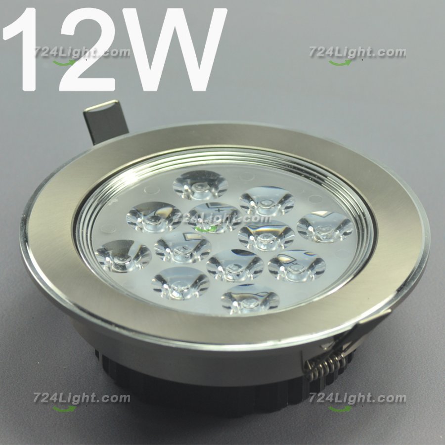 12W CL-HQ-04-12W LED Spotlight Cut-out 114mm Diameter 5.4\" Gray Recessed LED Dimmable/Non-Dimmable LED Ceiling light