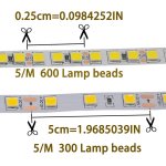 12v5054Led strip light 120leds/meter 12V5054 LOW VOLTAGE HIGH BRIGHTNESS strip light 5M (16.4FT) 600LEDS 5054strip lightss