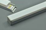 LED Channel aluminum LED Profile for Ceiling (WxH):16.9 mm x 13 mm 1 meter (39.4inch) LED Profile