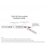 Mini RGB LED Amplifier Controller with for RGB multi-color 5050 3528 LED Flexible Strip Light DC12V 12A 144W RGB 4pin Signal amplifier