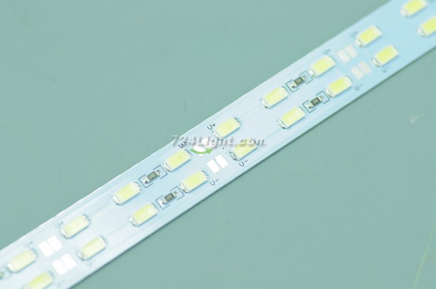 Wholesale Double Row 39.3inch 5630 Rigid LED Strips 144LED 1M 12mm 12V DC Aluminium Rigid Strip Bar light