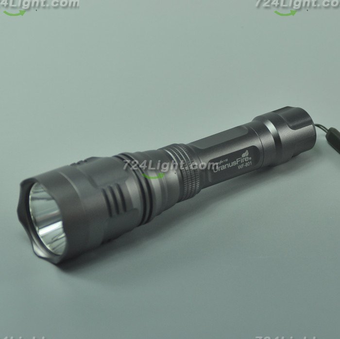 1200 Lumens CREE XML U2 LED 5-Mode Flashlight Torch UranusFire 801 Tactical LED Flashlight