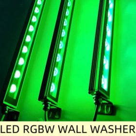 40'' RGBW SMD5050 24V 72W LED Wall Washer Light, Tempering Glass Cover IP67 Waterproof Grade,Energy Saving Linear Strip Light Supplies for Bridge, Hotel, Mega Bar Christmas Advertising Boards, Billboard,Building Commercial Lighting